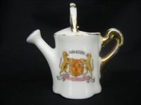 10617 - Fairyware Crested China Watering Can - Arms of Aberdeen