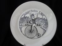 H497 Portmeirion Velocipedes - 8 1/2" Plate - The Gonizzi Brothers Unmarked