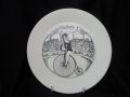 H499 Portmeirion Velocipedes - 8 1/2" Plate The Gonizzi Brothers with a silk finish