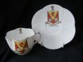 11698 Shelley Late Foley Crested China Cup and Saucer - Crest is for Tunbridge Wells in Kent