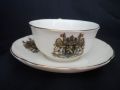 10856 WH Goss Crested China Cup and Saucer - Foreign Crest - Belgium