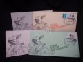 H1226 Set of Four First Day Covers - World Cycling Championships Leicester 1982  