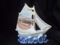 11326 Foreign Manufacturer Crested China Sailing Boat - New Promenade, Redcar