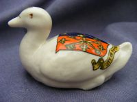 4086 Savoy Crested China swimming Duck - City of Peterborough