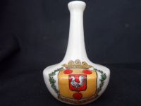 12063 Savoy Crested China WW1 Vase - Foregin Crest - Boulogne with War Inscription