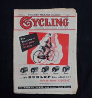 PJ438 Cycling Magazine Readers Mileage Charts January 1954