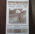 PJ541 Archer RC 40th Grand Prix Cycle Race Poster 1995 - Paul Curran winner 1993