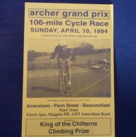 PJ548 Archer RC Grand Prix 106 Mile Cycle Race 1994 - David Williams Winning 1993