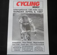 PJ596 Cycling Weekly International 106-Mile Cycle Race 1997 - Gary Baker winning 1996