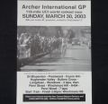 PJ619 Archer RC 48th International Grand Prix 118-Mile Cycle Race 2003 - Gordon McCauley winner 2002