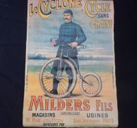 PJ700 French Le Cyclone Cycle Sans Chaine, Mildrers Fils.(Cycle without Chain) Poster 