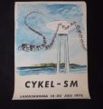 PJ697 Signed by Artist an limited edition Original Cycling Poster (Cykel - SM) Landskrona (Sweden) 1973
