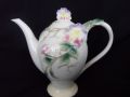 FZ000416 Franz Porcelain Sweet Pea Teapot