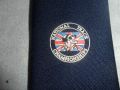 H1590 Vintage Original Navy and Blue Tie by Wilf West - National Track Championships