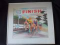 WS316 Original Commissioned Water Colour Artwork of Milk Race Finish