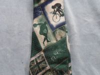 H1597 Original Olympic Games 100% Silk Tie - Olympic Icons including Cycling