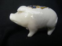 8417 Temple Porcelain Crested China - Fat Pig - Bournemouth