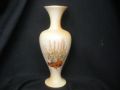 4999 Carlton Crested China Vase Lucky White Heather from Scarborough