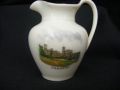 636 Unmarked Unmarked crested china Jug - Transfer picture of Osborne House in Isle of Wight (IOW)