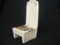 9363 British Manufacture Crested China High Back Chair - Ipswich (Suffolk)