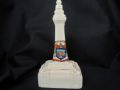 8896 British Manufacture Crested China model of Blackpool Tower and building - Bexhill on Sea 