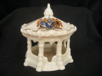 1877 Carlton Crested China Model of Bandstand 'O Listen to the Band' - Southend-on-Sea (Essex)