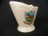 9414 Porcelle Crested China Coal Scuttle - Stirling (Scottish)