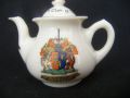 10731 Shelley Crested China Miniature Tea Pot 'Take a cup o Tea' - Chester 1