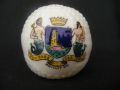 9589 Unmarked Crested China Golf Ball - Whitley Bay (Historically Northumberland - Now Tyne & Wear)
