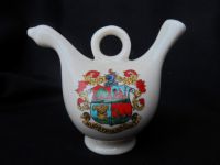 12052 Arcadian Crested China Model of Dogger Bank Bottle - Hurstpierpoint in Sussex Crest
