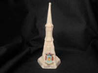 672 Willow Art Crested China Model of Banbury Cross - Banbury Oxfordshire Crest