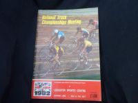 H800 B C F National Track Championship Meeting Leicester 1982 Programme