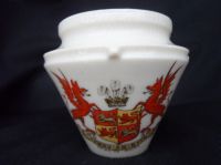 4249 WH Goss Crested China Model of Alnwick Urn - Arms of Wales