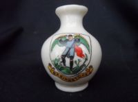 12084 WH Smiths & Sons Crested China Vase - Basingstoke in Hampshire