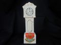11348 British Manufacture Crested China Grandfather Clock - Folkestone (Kent)