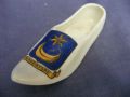 4623 WH Goss Crested China Model of Norwegian Wooden Shoe - Hungerford (Berkshire)