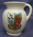 5794 Arcadian crested china Jug - New Cross Crest