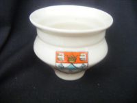 10438 WH Goss Crested China Model of Hornsea Atwick Vase - Crest for Clifton College in Bristol