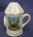 4928 Florentine Crested China Policemans Lamp - Cirencester Crest